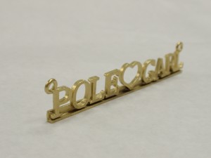 オーダーメイドアクセサリーの金メッキ後