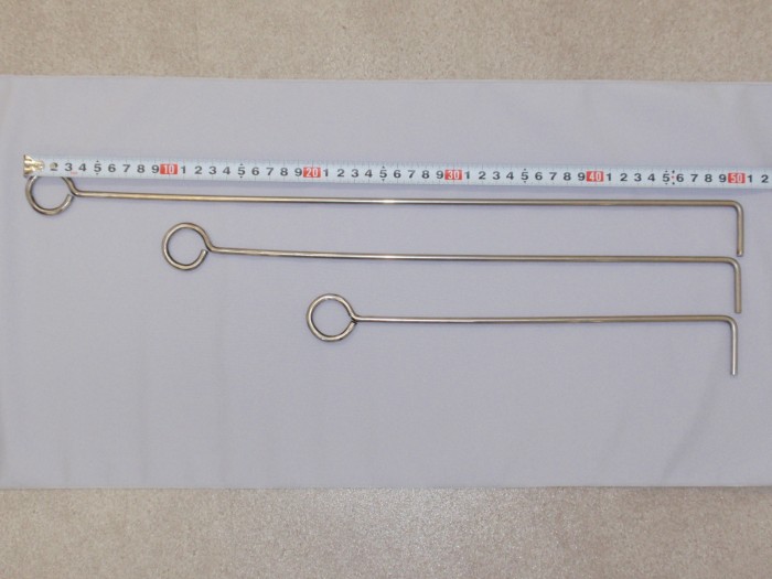 3種類の長さのあおり止め