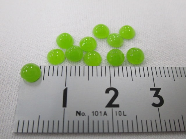 薄いヒスイガラス加工