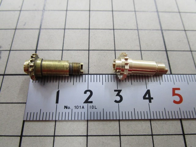 完成したカメラの部品